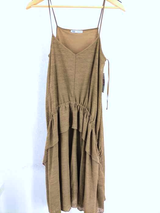 Zara ザラ フリルデザイン キャミワンピース レディース ワンピース ブランド古着買取販売バズストア