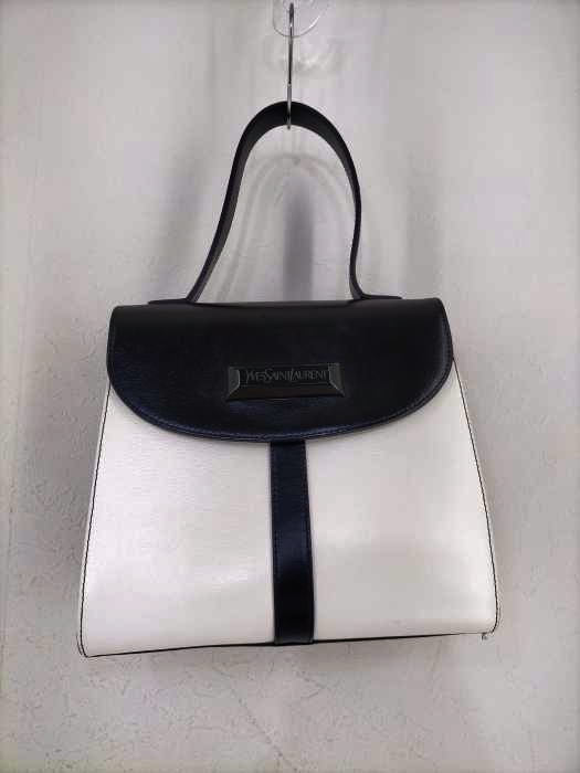 Yves Saint Laurent（イヴサンローラン） バイカラーレザーハンドバッグ レディース バッグ