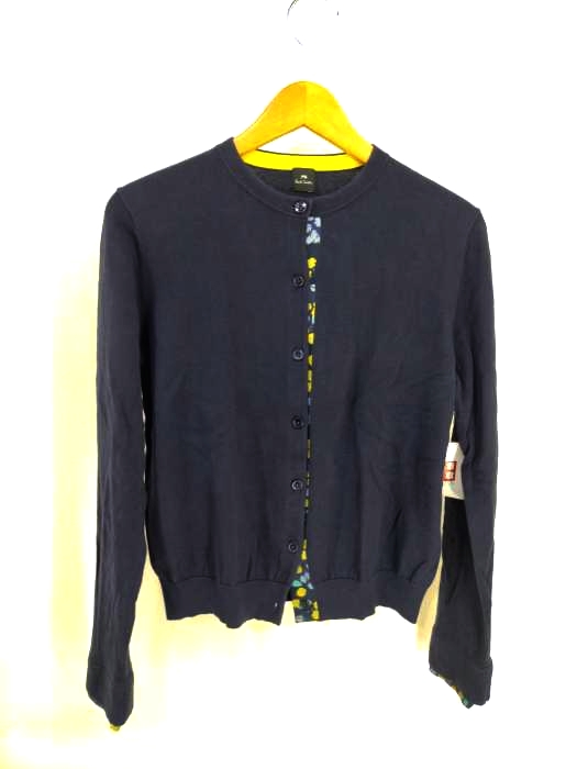 未使用級】ピーエスポールスミス カーディガン 刺繍 ワッペン ゼブラ