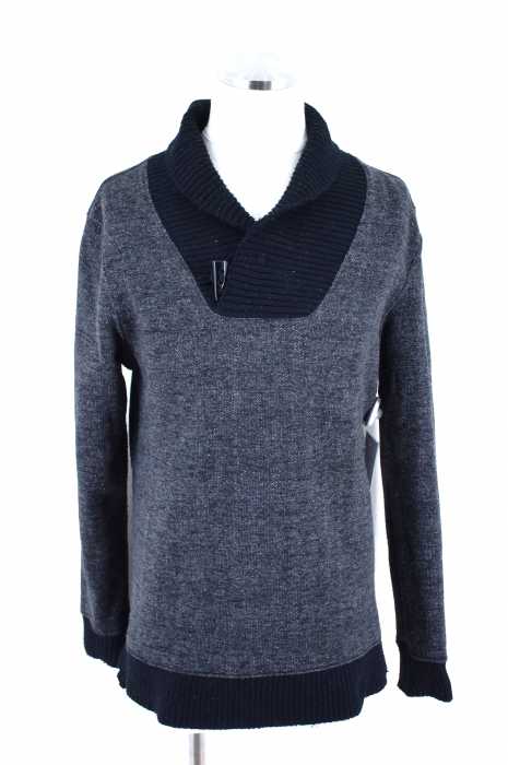ZARA MAN （ザラマン） ショールカラーコットンニットプルオーバートップス メンズ トップス