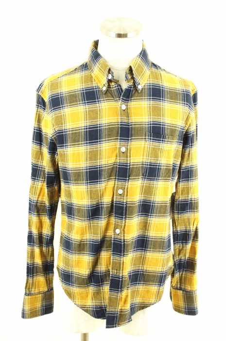 BAND OF OUTSIDERS (バンドオブアウトサイダーズ) チェック柄ボタンダウンシャツ メンズ トップス