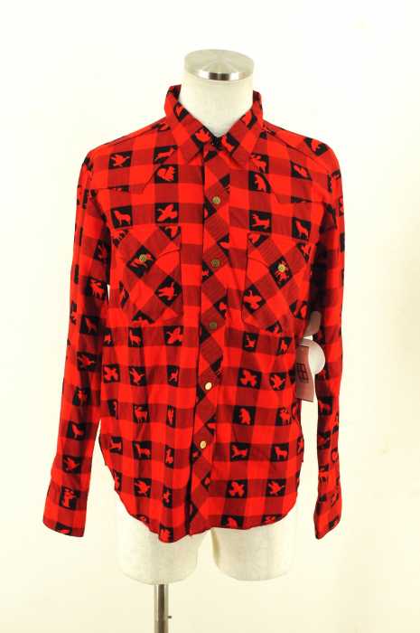 TENDERLOIN （テンダーロイン） ANIMAL CHECK WESTERN メンズ トップス