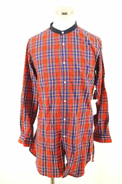 BEAUTY & YOUTH UNITED ARROWS （ビューティーアンドユースユナイテッドアローズ） クレリックチェックロングシャツ メンズ トップス