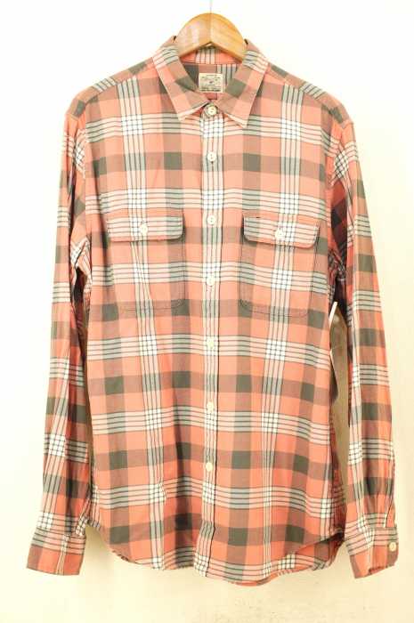 J.CREW （ジェイクルー） ネコ目ボタンコットンネルシャツ メンズ トップス