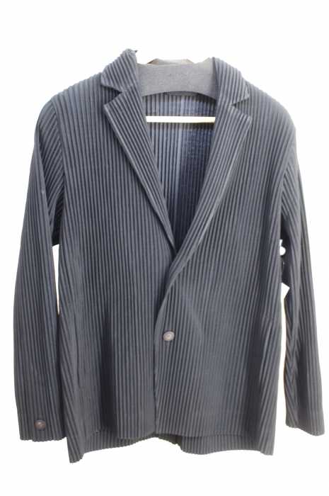 HOMME PLISSÉ ISSEY MIYAKE (オムプリッセ イッセイミヤケ) プリーツ2ボタンジャケット メンズ アウター