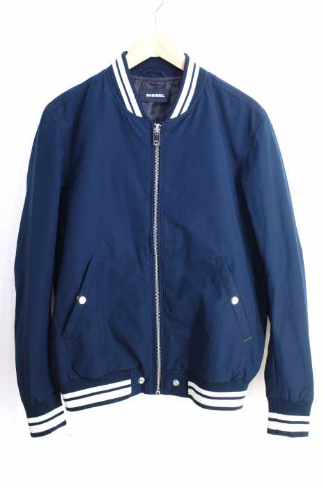 【新品】【完売品】DIESEL ディーゼル ジップ ブルゾン ジャケット DIESEL （ディーゼル） 978刺繍入り ジップアップミリタリーブルゾン