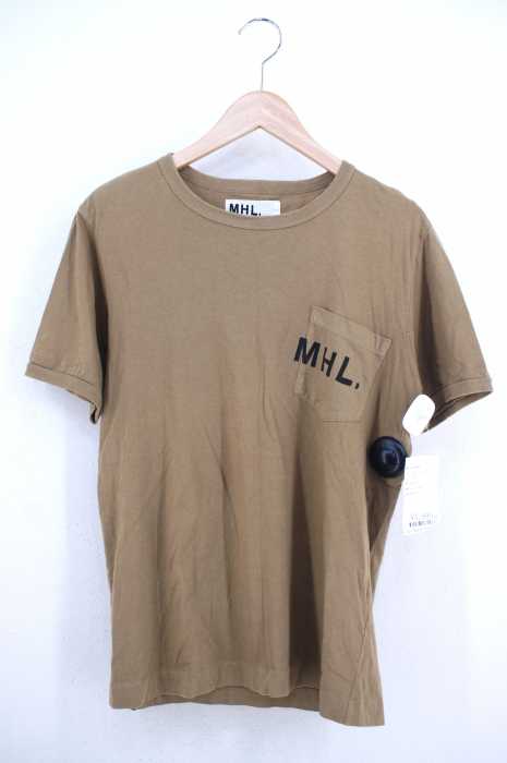 MHL. （エムエイチエル） ロゴプリントポケットTシャツ メンズ トップス