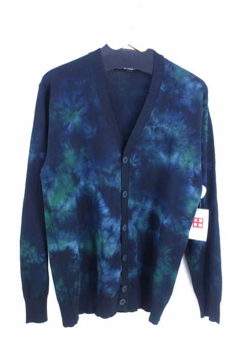 ISSEY MIYAKE MEN(イッセイミヤケメン) 14AW タイダイ染め転写プリントニットカーディガン メンズ トップス