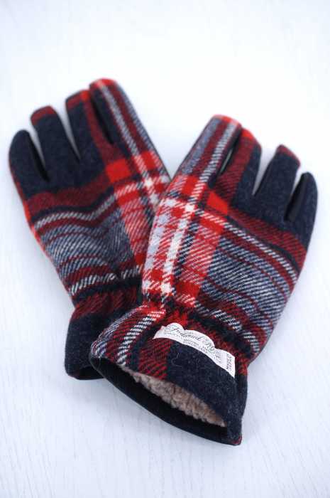 FULLCOUNT（フルカウント） 6867 BRITISH WOOL CHECK GLOVES メンズ ファッション雑貨