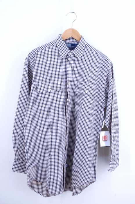 Polo by RALPH LAUREN （ポロバイラルフローレン） フラップポケットシアサッカーチェックシャツ メンズ トップス