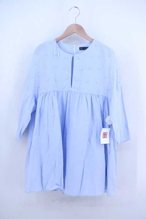 Zara Trf ザラティーアールエフ 真珠デザインフレアワンピース レディース ワンピース ブランド古着買取販売バズストア