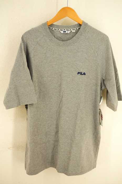 FILA （フィラ） ロゴ刺繍 ラグランTEE メンズ トップス