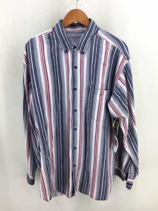 USED古着（ユーズドフルギ） ストライプ ボタンダウンシャツ メンズ トップス