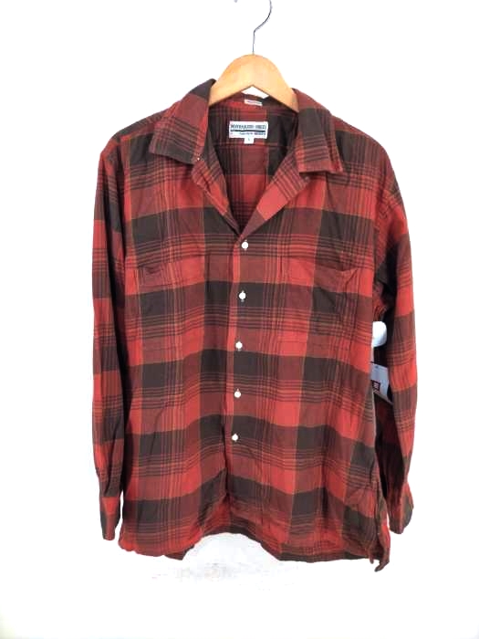 INDIVIDUALIZED SHIRTS（インディビジュアライズドシャツ） オープンカラー ネルシャツ メンズ トップス