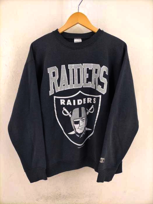 STARTER（スターター） RAIDERS プリントクルーネックスウェット メンズ トップス