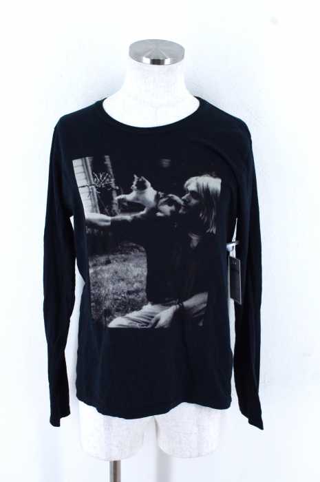 HYSTERIC GLAMOUR (ヒステリックグラマー) アーテイストプリントロングスリーブTシャツ メンズ トップス