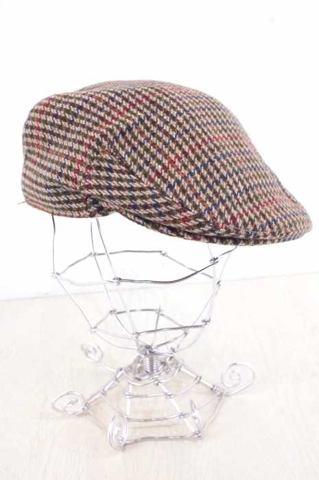 KANGOL （カンゴール） 千鳥格子柄ウール混ハンチング 帽子 レディース 帽子