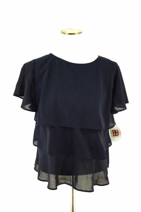 alicia PAGEBOY () ネックレス付きフリルティアードブラウス レディース トップス