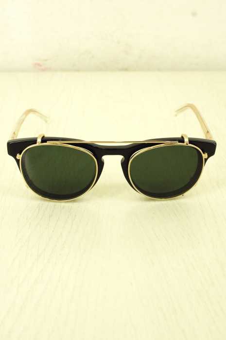 Han Kjobenhavn (ハンコペンハーゲン) sunglasses TIMELESS CLIP-ON Mash ラウンドフ メンズ ファッション雑貨