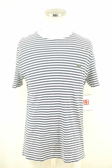 LACOSTE （ラコステ） ロゴワッペンボーダーTシャツ メンズ トップス