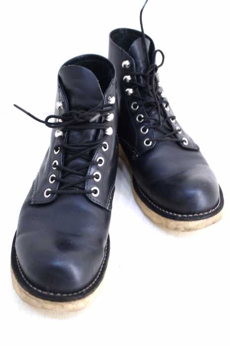 RED WING（レッドウィング） 6inch CLASSIC PLAIN TOE 刺繍羽根タグプレーントゥワークブーツ メンズ シューズ