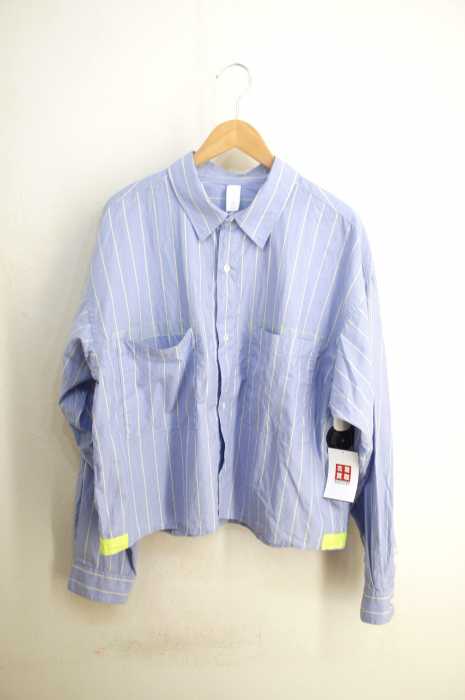 ROTOL(ロトル) BIG SHIRT L/S-B ワイドシルエットショートシャツ メンズ アウター