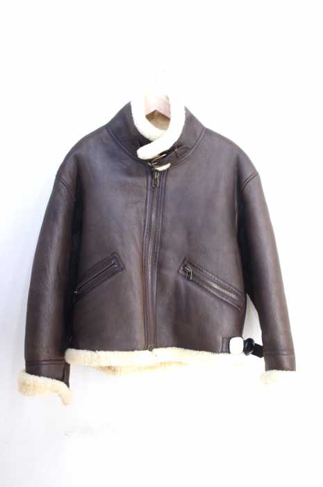 SHEARLING(フメイ) B-6 シープスキンムートンフライトジャケット メンズ アウター