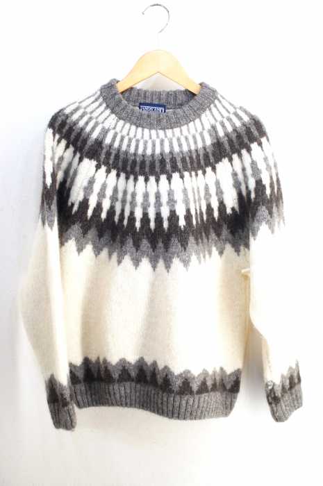 LANDS' END(ランズエンド) アルパカ混ノルディックニットセーター メンズ トップス