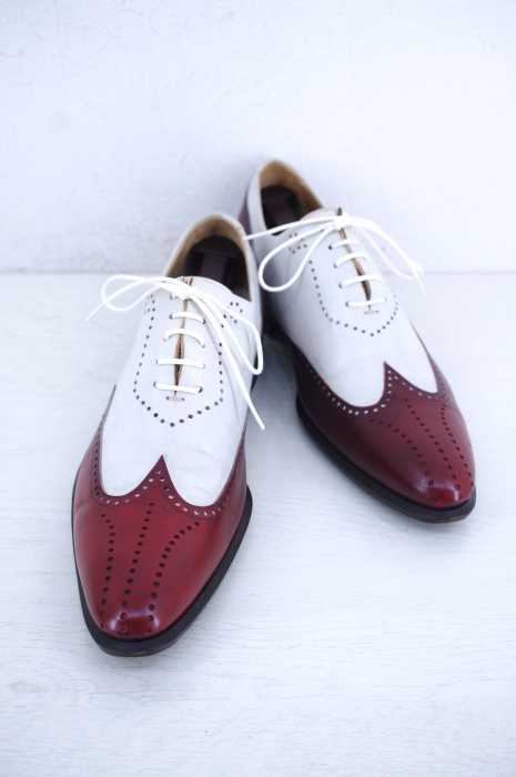 Harris（ハリス） ウイングチップ バイカラーレザーシューズ メンズ シューズ