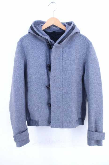 dior homme ダッフル ショート コート ジャケット Dior HOMME （ディオールオム） レザーパイピングショートダッフル