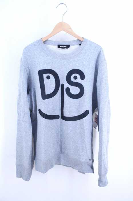 DIESEL (ディーゼル) スマイルモチーフプリントスウェット メンズ トップス