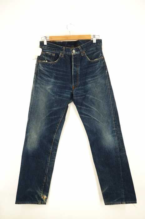 Levi's Vintage Clothing(リーバイス) 501 66復刻 赤耳 ダメージ加工デニムパンツ メンズ パンツ