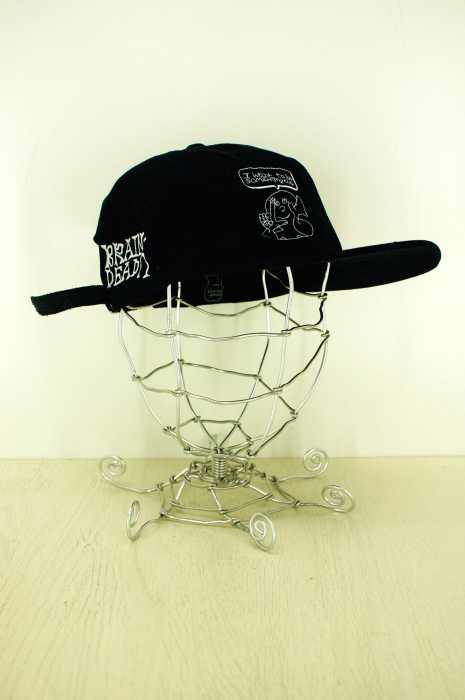 BRAIN-DEAD(ブレインデッド) BLACK CANVAS LEON SADLER CAP メンズ 帽子