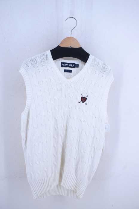 POLO GOLF RALPH LAUREN(ポロゴルフラルフローレン) アラン編みコットンニットベスト メンズ トップス