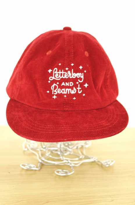 Letterboy × BEAMS T（レターボーイ ビームスティ） 別注 コーデュロイキャップ メンズ 帽子