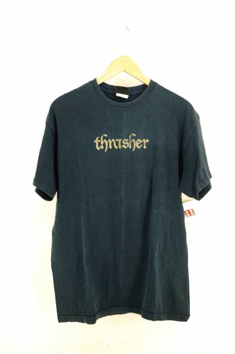 THRASHER（スラッシャー） バックプリントコットンS/STシャツ メンズ トップス