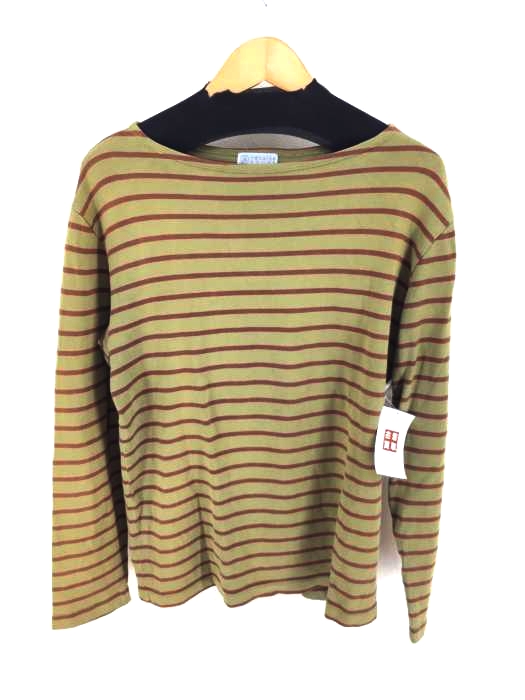 SWEATERHOUSE（セーターハウス） ボーダー柄ボートネックカットソー メンズ トップス