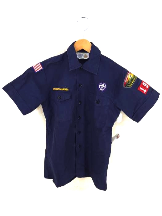 USED古着（ユーズドフルギ） BOY SCOUTS OF AMERICA 半袖 シャツ メンズ トップス