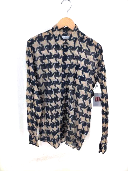 DRIES VAN NOTEN（ドリスヴァンノッテン） シースルー 総柄ボタンシャツ メンズ トップス