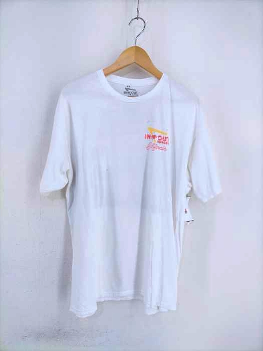 IN-N-OUT BURGER（インアウトバーガー） 両面シミ込みプリント半袖Tシャツ メンズ トップス