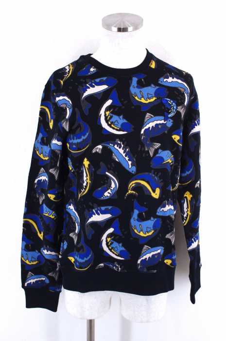 KENZO(ケンゾー) 14SS フィッシュ総柄トレーナー メンズ トップス