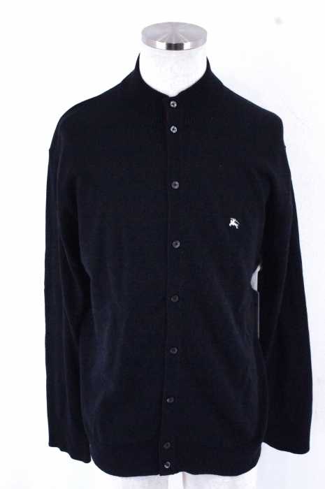 BURBERRY BLACK LABEL (バーバリーブラックレーベル) コットンニットカーディガン メンズ トップス