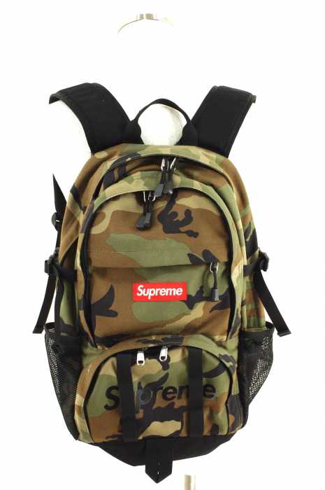 Supreme (シュプリーム) Logo Backpack Camo カモ柄バックパック リュック メンズ バッグ