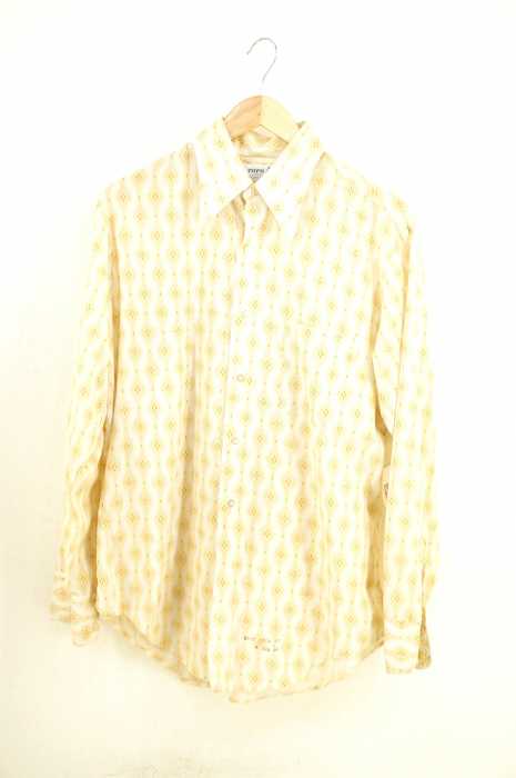 TOPS ALL（フメイ） 70S 総柄長袖シャツ メンズ トップス
