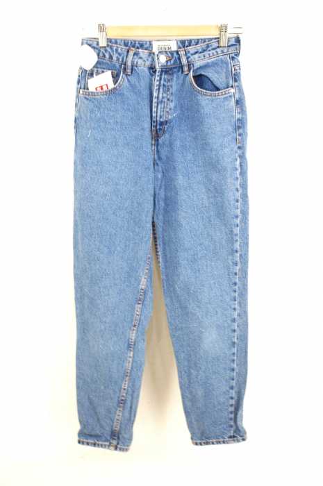 ZARA trafaluc（ザラトラファルック） ウォッシュ加工ハイウエストデニムパンツ レディース パンツ
