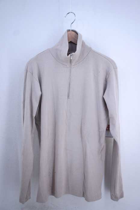 AURALEE (オーラリー) 17AW HARD TWIST RIB HALF-ZIP L/S TEE メンズ トップス