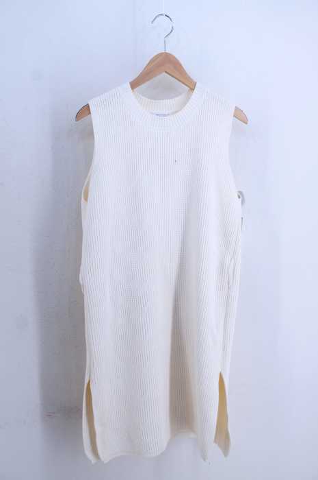 BEAUTY & YOUTH UNITED ARROWS (ビューティーアンドユースユナイテッドアローズ) コットンナイロン5G畦ノースリーブワンピース レディース ワンピース