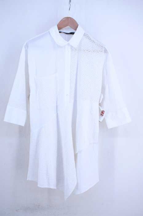 ZARA BASIC (ザラベーシック) マルチパターンレースブラウス レディース トップス