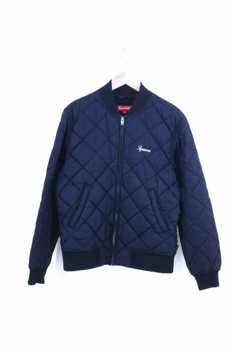 Supreme (シュプリーム) 16SS Sequin Patch Quilted Bomber Jacket メンズ アウター