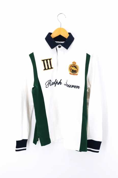 Polo by RALPH LAUREN （ポロバイラルフローレン） ワッペン 長袖ラガーポロシャツ メンズ トップス